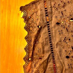 GAP Black Eyelet Lace Top